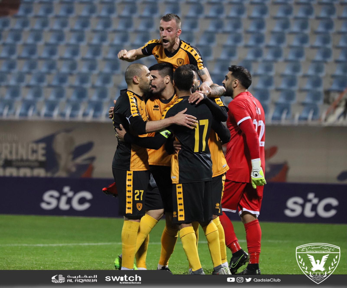 فوز نادي القادسية على العربي 1-0 ضمن بطولة كأس سمو ولي العهد لكرة القدم
